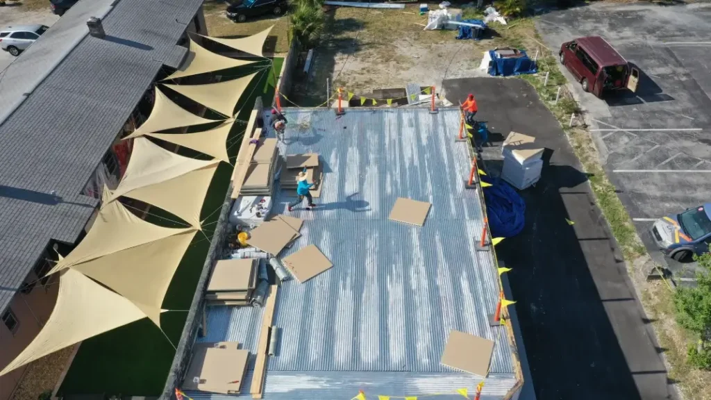Emergency roof repair in Palm Bay Florida