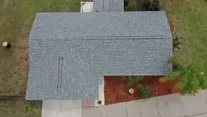 Roof maintenance inspection on a Florida home